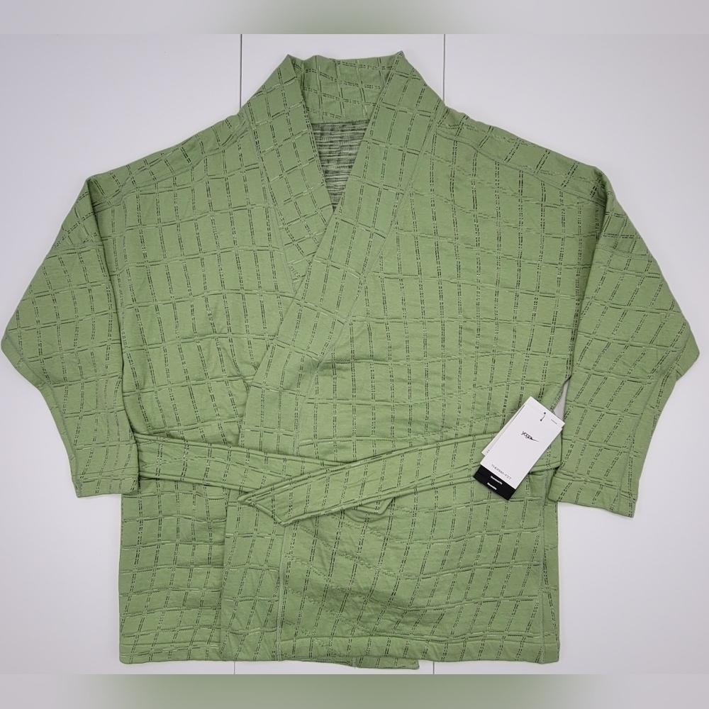 Nike Yoga Women's Reversible Jacquard Luxury Wrap Cardigan Size S DQ6320-386 New